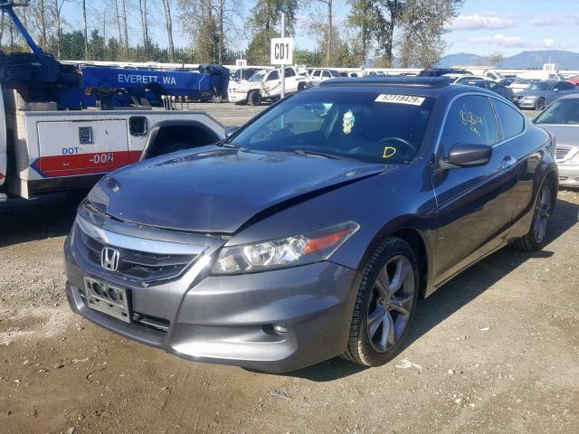 1HGCS2B88BA005208 - 2011 HONDA ACCORD EXL GRAY photo 2