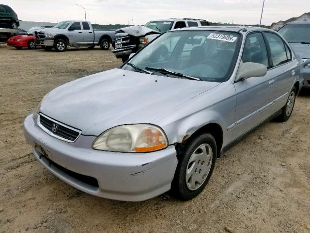 1HGEJ8540VL035951 - 1997 HONDA CIVIC EX GRAY photo 2