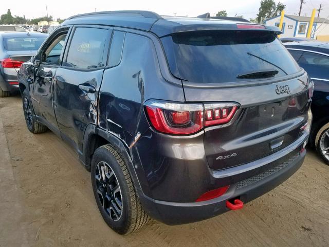 3C4NJDDB1KT639032 - 2019 JEEP COMPASS TR BLACK photo 3