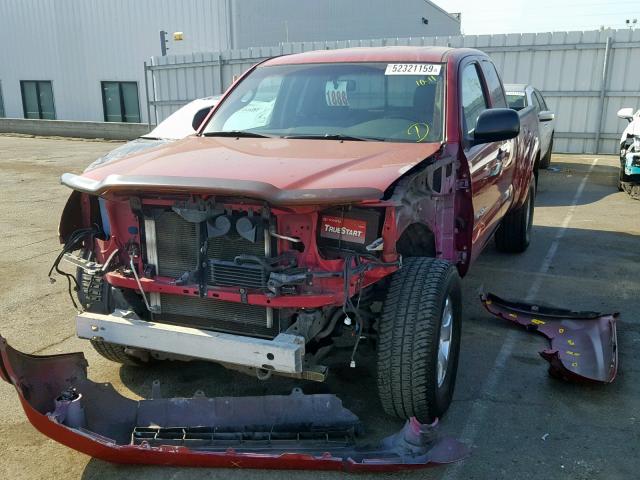 5TETU62N68Z536265 - 2008 TOYOTA TACOMA PRE RED photo 2