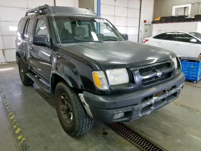 5N1ED28YXYC517277 - 2000 NISSAN XTERRA XE BLACK photo 1