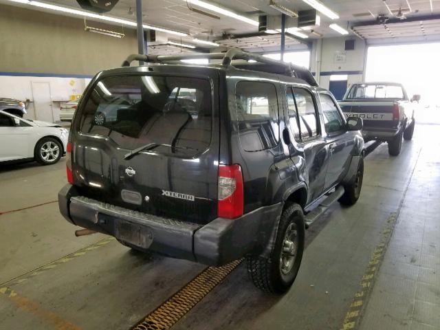 5N1ED28YXYC517277 - 2000 NISSAN XTERRA XE BLACK photo 4