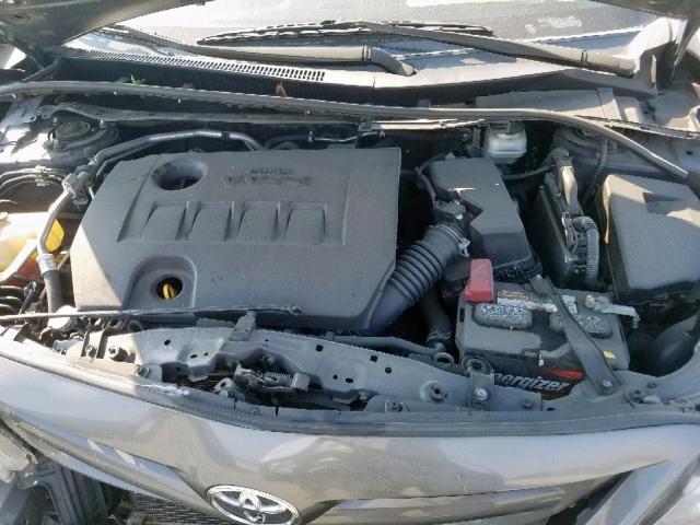 2T1BU4EE1DC012081 - 2013 TOYOTA COROLLA BA GRAY photo 7