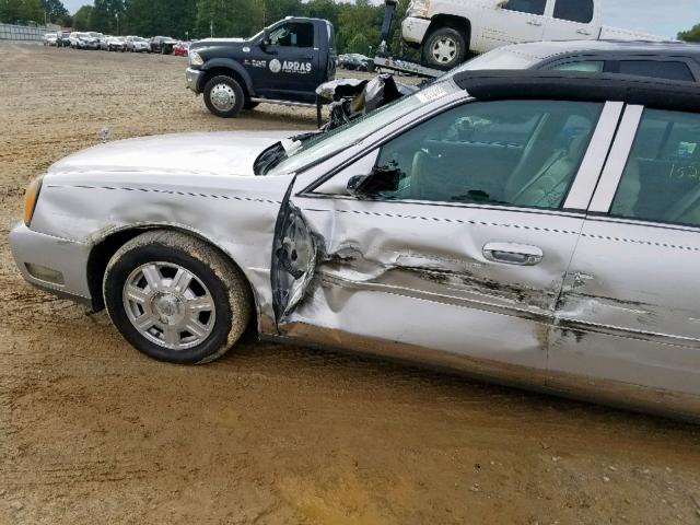 1G6KD54Y23U130131 - 2003 CADILLAC DEVILLE GRAY photo 10