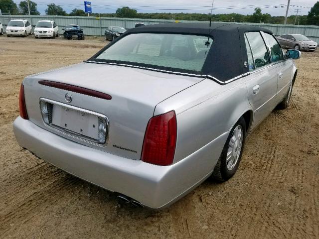 1G6KD54Y23U130131 - 2003 CADILLAC DEVILLE GRAY photo 4