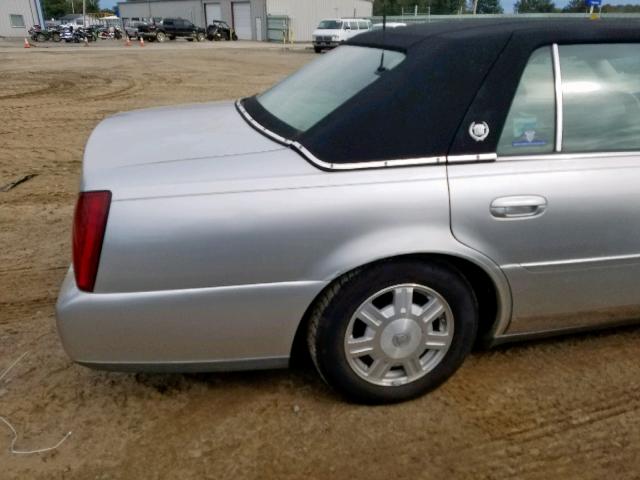 1G6KD54Y23U130131 - 2003 CADILLAC DEVILLE GRAY photo 9