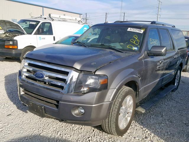 1FMJK2A51BEF56971 - 2011 FORD EXPEDITION GRAY photo 2