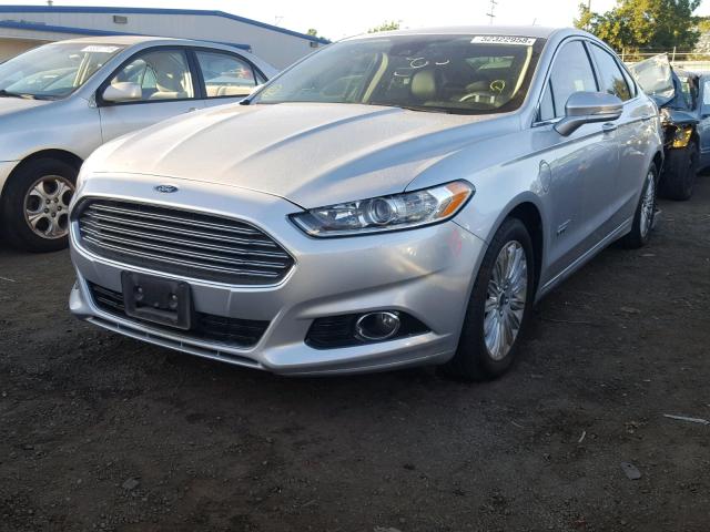 3FA6P0SUXER398479 - 2014 FORD FUSION TIT SILVER photo 2