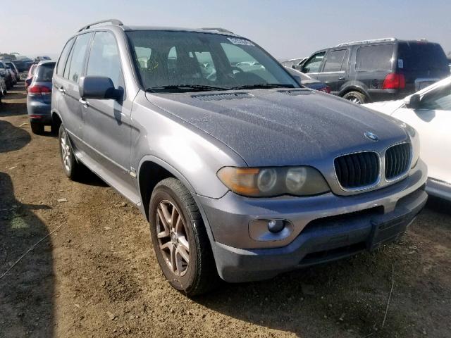 5UXFA135X5LY06100 - 2005 BMW X5 3.0I GRAY photo 1