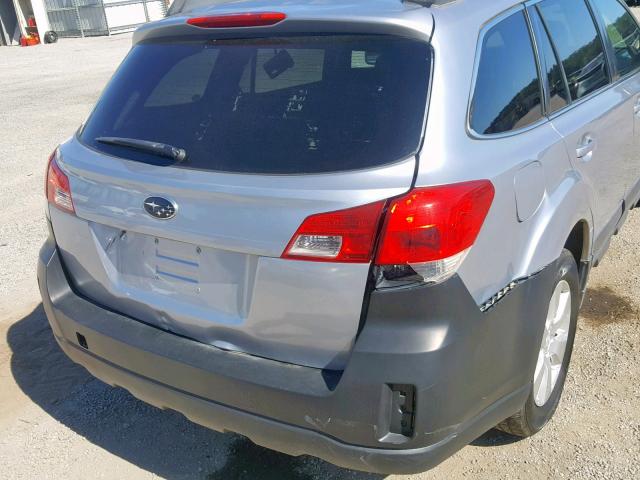 4S4BRCBCXC3206058 - 2012 SUBARU OUTBACK 2. SILVER photo 9