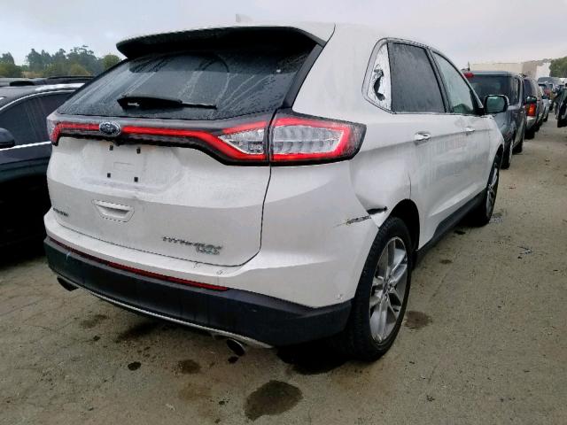 2FMPK3K91FBC35113 - 2015 FORD EDGE TITAN WHITE photo 4