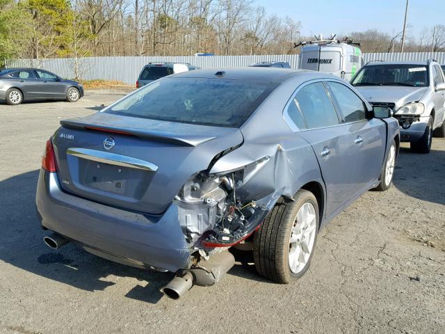 1N4AA5AP5AC813608 - 2010 NISSAN MAXIMA S BLUE photo 4