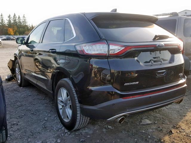 2FMPK4J88GBC46674 - 2016 FORD EDGE SEL BLACK photo 3