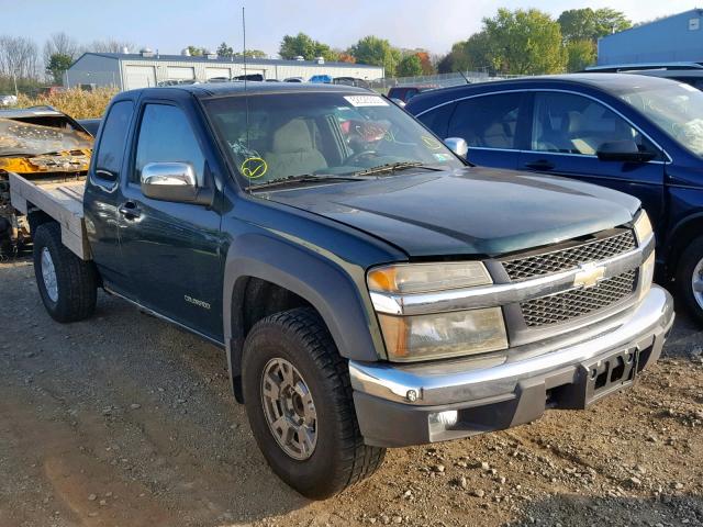 1GCDT196948207600 - 2004 CHEVROLET COLORADO GREEN photo 1