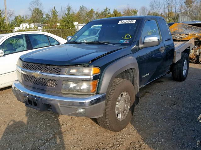 1GCDT196948207600 - 2004 CHEVROLET COLORADO GREEN photo 2