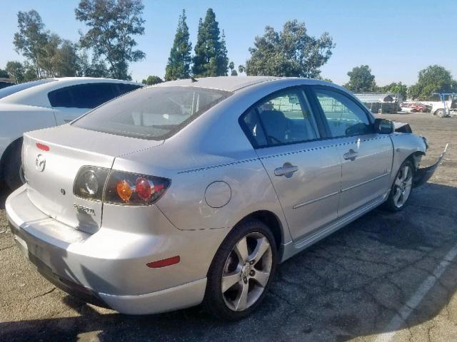 JM1BK323341216999 - 2004 MAZDA 3 S SILVER photo 4