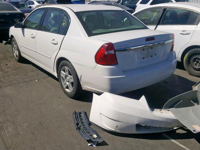 1G1ZT58N78F111321 - 2008 CHEVROLET MALIBU LT WHITE photo 3