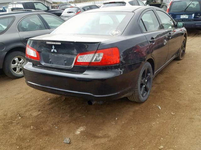 4A3AB36F99E004377 - 2009 MITSUBISHI GALANT ES BLACK photo 4