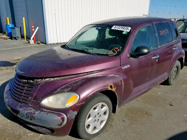 3C4FY4BB51T559038 - 2001 CHRYSLER PT CRUISER MAROON photo 2