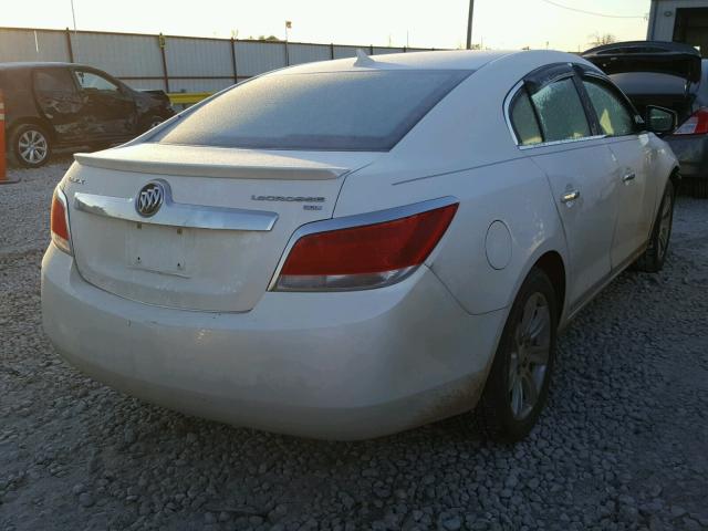 1G4GC5ED7BF115172 - 2011 BUICK LACROSSE C WHITE photo 4