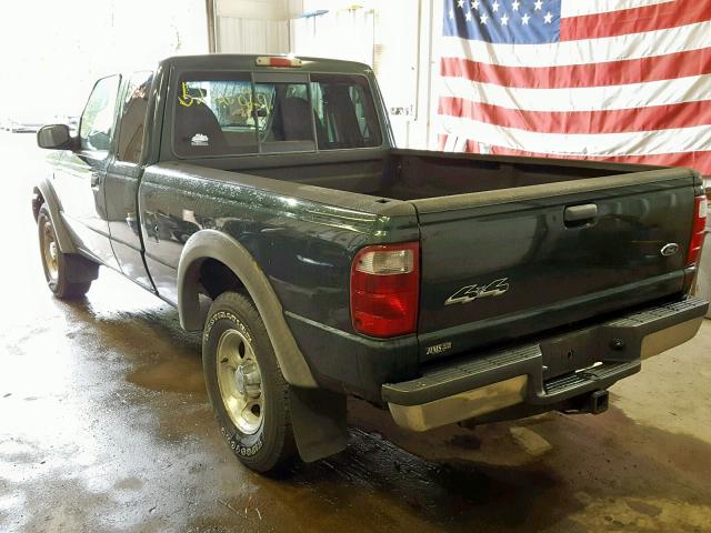 1FTZR45E23TA09438 - 2003 FORD RANGER SUP GREEN photo 3