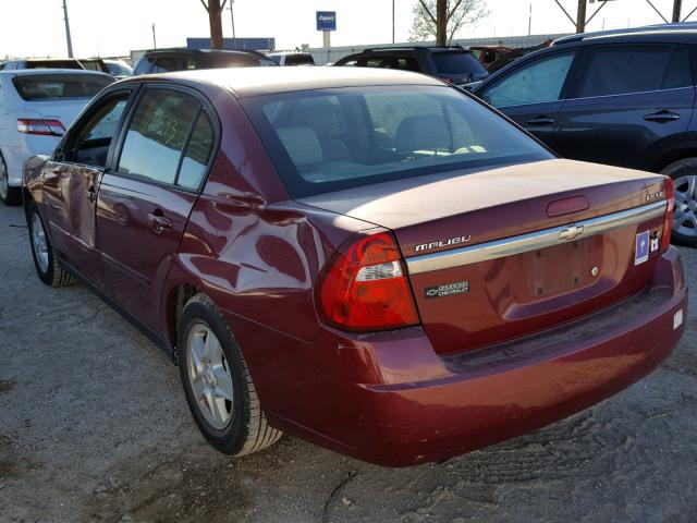 1G1ZT548X5F319818 - 2005 CHEVROLET MALIBU LS 红色 照片 3