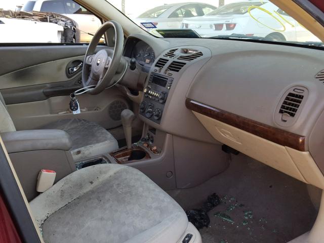 1G1ZT548X5F319818 - 2005 CHEVROLET MALIBU LS 红色 照片 5