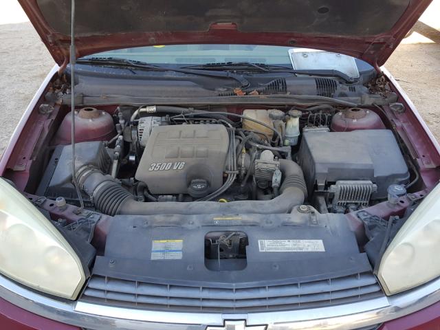 1G1ZT548X5F319818 - 2005 CHEVROLET MALIBU LS 红色 照片 7