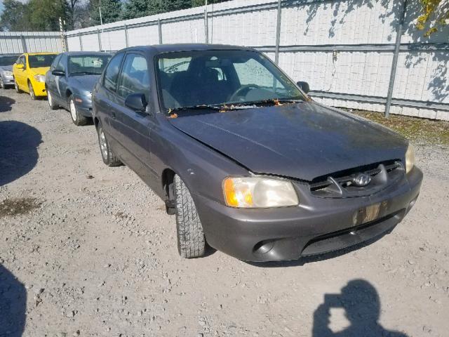 KMHCG35C01U089815 - 2001 HYUNDAI ACCENT GS GRAY photo 1