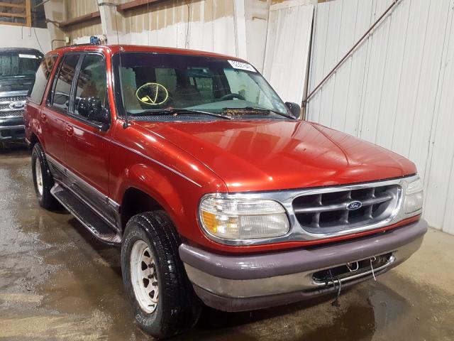 1FMDU34X0VUC66984 - 1997 FORD EXPLORER RED photo 1