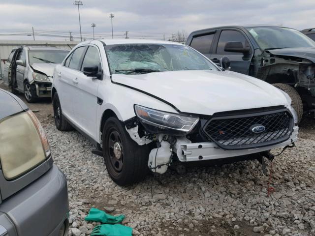 1FAHP2L85HG145541 - 2017 FORD TAURUS POL WHITE photo 1