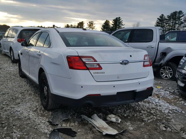 1FAHP2L85HG145541 - 2017 FORD TAURUS POL WHITE photo 3