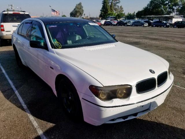 WBAGN63454DR17271 - 2004 BMW 745 LI WHITE photo 1