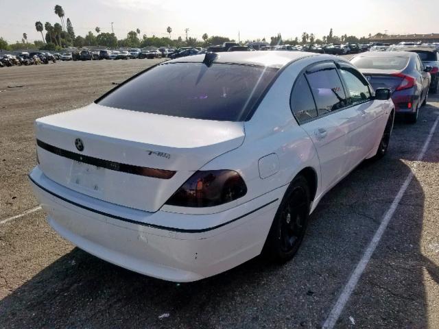 WBAGN63454DR17271 - 2004 BMW 745 LI WHITE photo 4