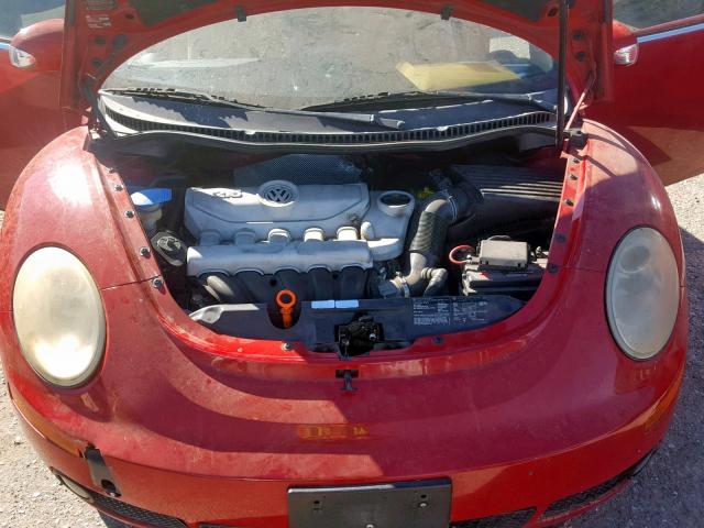 3VWSF31Y46M304853 - 2006 VOLKSWAGEN NEW BEETLE 红色 照片 7