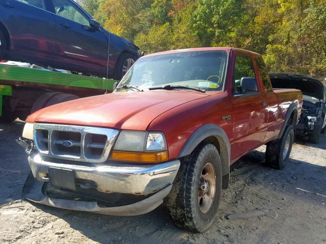 1FTZR15X3XPA86737 - 1999 FORD RANGER SUP RED photo 2