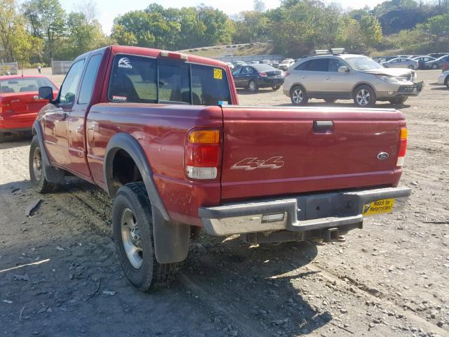 1FTZR15X3XPA86737 - 1999 FORD RANGER SUP RED photo 3