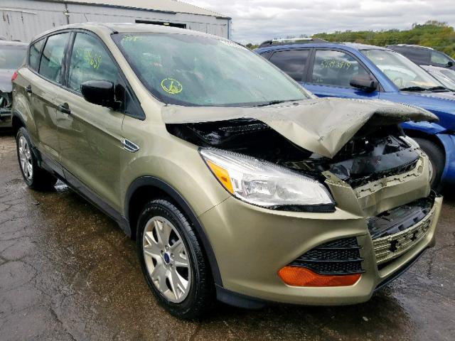 1FMCU0F79DUD50050 - 2013 FORD ESCAPE S GREEN photo 1