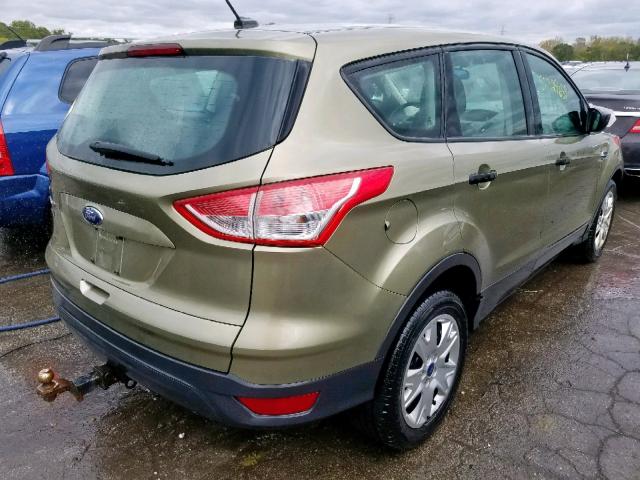 1FMCU0F79DUD50050 - 2013 FORD ESCAPE S GREEN photo 4