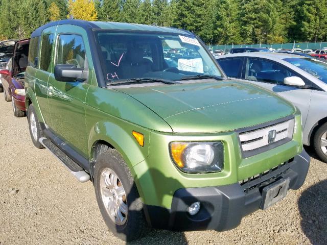 5J6YH28787L002462 - 2007 HONDA ELEMENT EX GREEN photo 1