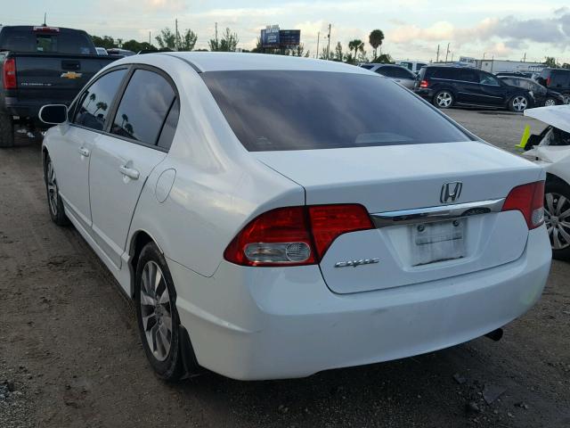 19XFA1F90BE003042 - 2011 HONDA CIVIC EXL WHITE photo 3