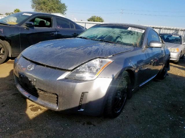 JN1AZ34D54T151237 - 2004 NISSAN 350Z COUPE GRAY photo 2