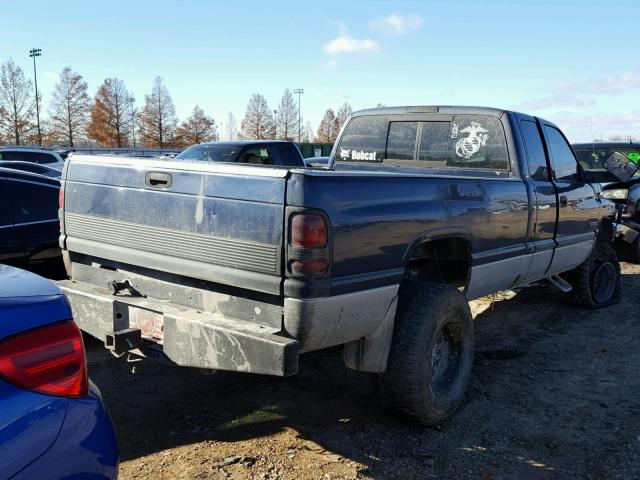 1B7KF23671J220928 - 2001 DODGE RAM 2500 BLUE photo 4