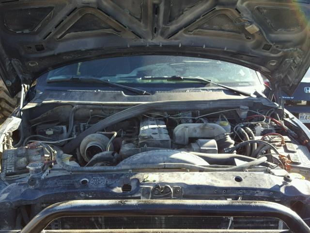 1B7KF23671J220928 - 2001 DODGE RAM 2500 BLUE photo 7