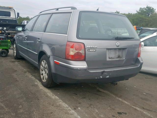 WVWVD63BX3E417353 - 2003 VOLKSWAGEN PASSAT GLS GRAY photo 3