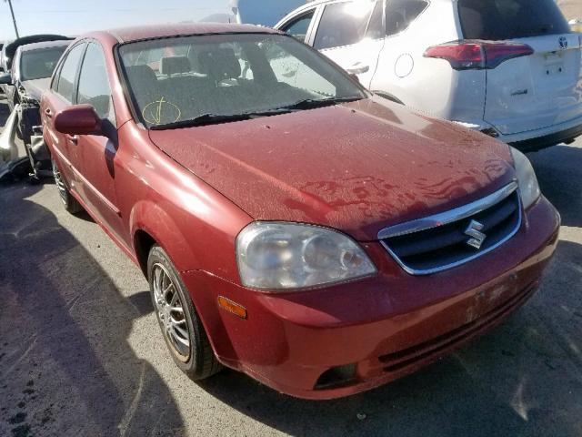 KL5JD56Z57K550228 - 2007 SUZUKI FORENZA BA RED photo 1