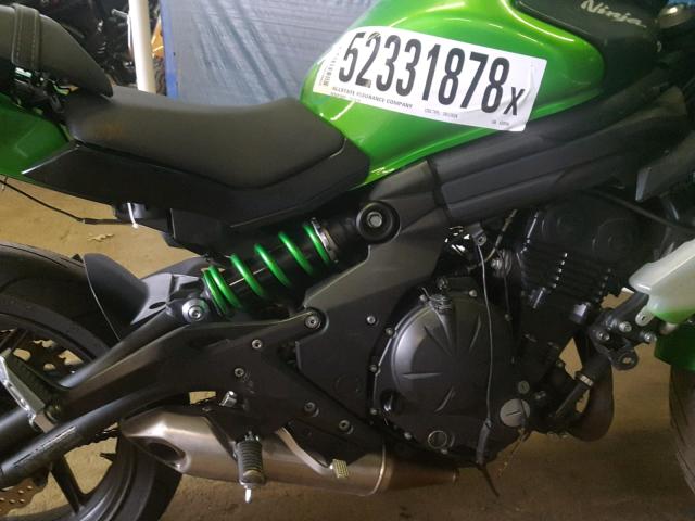 JKAEXEE17FDA20096 - 2015 KAWASAKI EX650 E GREEN photo 7