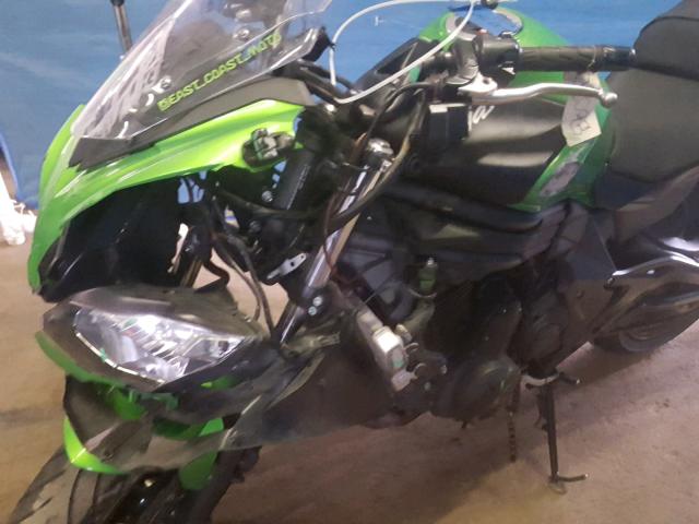 JKAEXEE17FDA20096 - 2015 KAWASAKI EX650 E GREEN photo 9