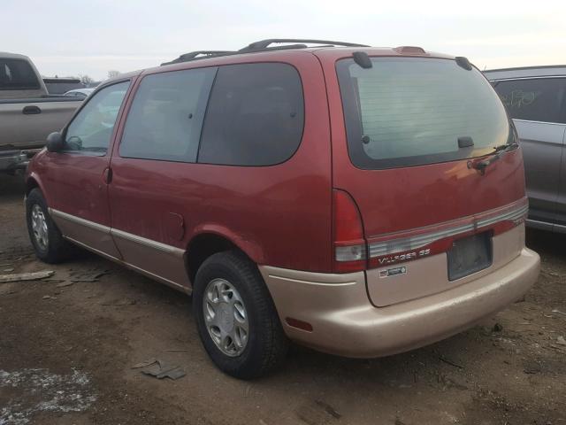 4M2DV11W6TDJ46177 - 1996 MERCURY VILLAGER RED photo 3