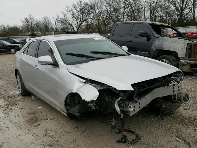 1G6AB5RX1E0177999 - 2014 CADILLAC ATS LUXURY SILVER photo 1